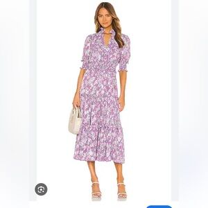 Alexis Isarra Dress in Lilac Floral